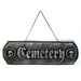 Faux Stone Cemetery Sign