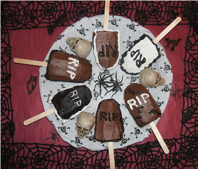 Tombstone Cake On A Stick