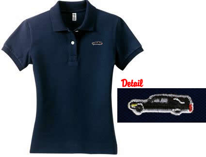 Ladies Hearse Polo Shirt - Navy