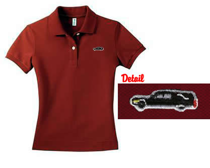 Ladies Hearse Polo Shirt - Red